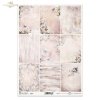 seria Rosy Summertime - ptaki, ptaszki, kwiat, kwiaty, motyl, motyle, łuszcząca się farba, spękalina, spękania, deska, deski, krak, pastelowe, miniatury, miniatura